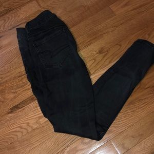 American eagle black skinny jeans